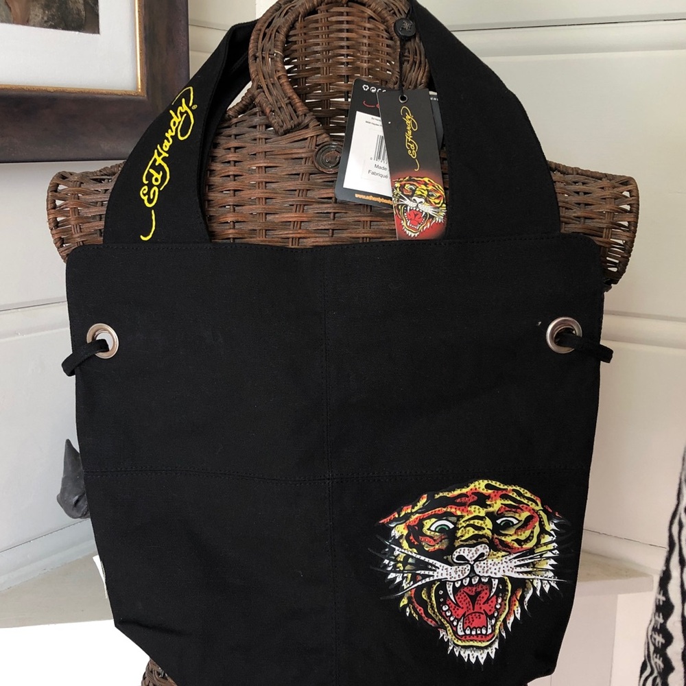 NWT Ed Hardy Tiger Bag